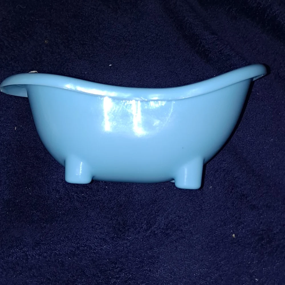 Blue hamster sand tub